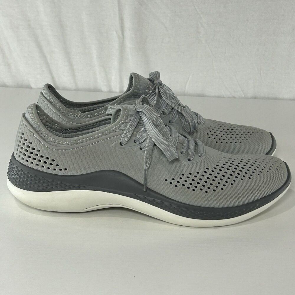 Crocs‎ Lite Ride 360 Pacer Womens Gray Sneakers Size 9 Water shoes